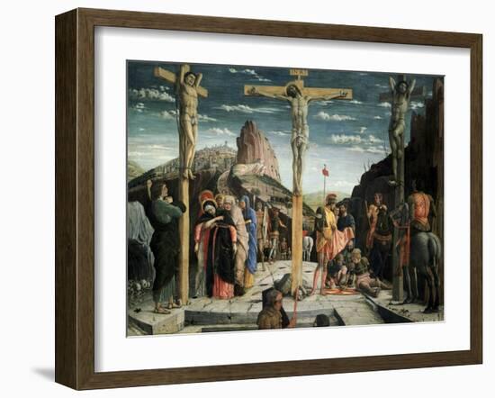 Calvary, c.1457-60-Andrea Mantegna-Framed Giclee Print