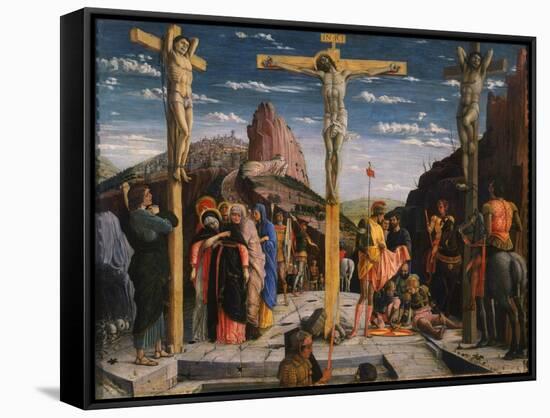 Calvary, Christ on the Cross-Andrea Mantegna-Framed Stretched Canvas