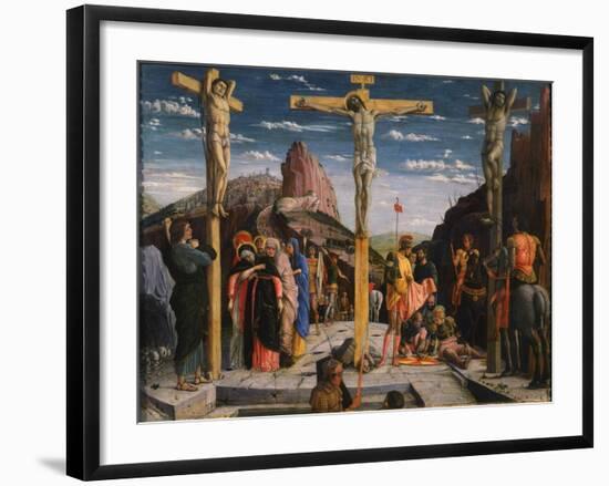 Calvary, Christ on the Cross-Andrea Mantegna-Framed Giclee Print