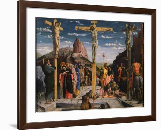 Calvary, Christ on the Cross-Andrea Mantegna-Framed Giclee Print