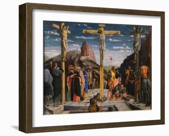 Calvary, Christ on the Cross-Andrea Mantegna-Framed Giclee Print