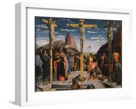 Calvary, Christ on the Cross-Andrea Mantegna-Framed Giclee Print