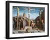 Calvary (copy after Andrea Mantegna). 1861. Oil on canvas.-Edgar Degas-Framed Giclee Print