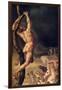 Calvary, Detail from Left Side Panel, 1545-1550-Maerten van Heemskerck-Framed Giclee Print