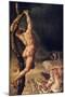 Calvary, Detail from Left Side Panel, 1545-1550-Maerten van Heemskerck-Mounted Giclee Print