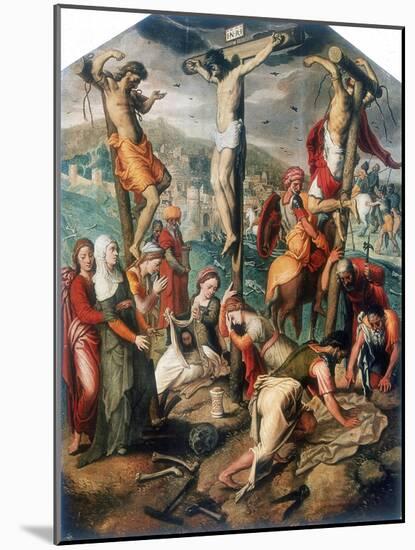 Calvary, Late 16th Century-Pieter Piertsz the Elder-Mounted Giclee Print