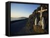 Calvary of Christ Roadside Shrine, Slea Head, County Kerry, Munster, Republic of Ireland, Europe-Dominic Harcourt-webster-Framed Stretched Canvas