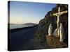 Calvary of Christ Roadside Shrine, Slea Head, County Kerry, Munster, Republic of Ireland, Europe-Dominic Harcourt-webster-Stretched Canvas