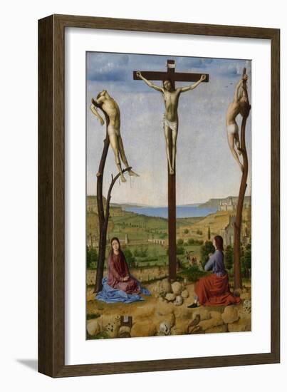 Calvary, Second Half of the 15th C-Antonello da Messina-Framed Giclee Print