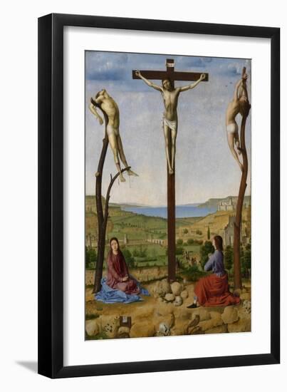 Calvary, Second Half of the 15th C-Antonello da Messina-Framed Giclee Print