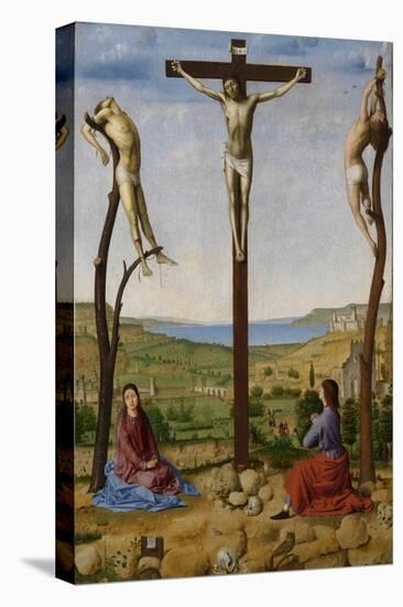 Calvary, Second Half of the 15th C-Antonello da Messina-Stretched Canvas