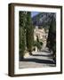 Calvary Steps with View over Old Town, Pollenca (Pollensa), Mallorca (Majorca), Balearic Islands, S-Stuart Black-Framed Photographic Print