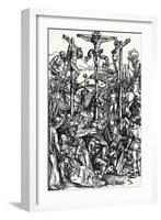 Calvary with the Three Crosses, 1504-Albrecht Dürer-Framed Giclee Print