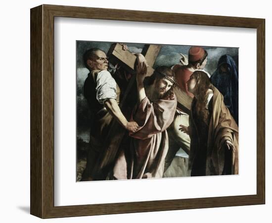 Calvary-Caravaggio-Framed Giclee Print