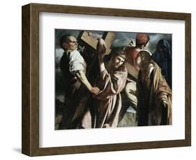 Calvary-Caravaggio-Framed Giclee Print