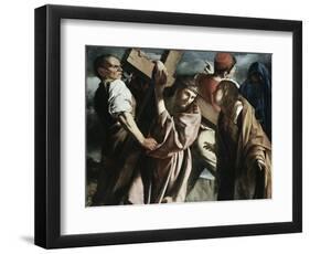 Calvary-Caravaggio-Framed Giclee Print