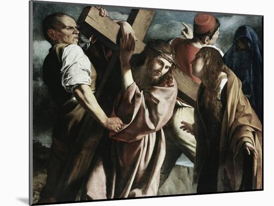 Calvary-Caravaggio-Mounted Giclee Print