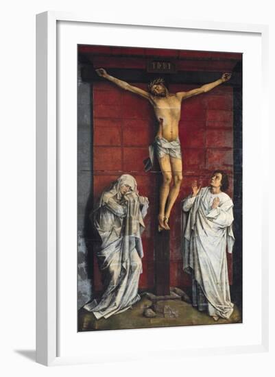 Calvary-Rogier van der Weyden-Framed Art Print