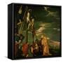 Calvary-Paolo Veronese-Framed Stretched Canvas