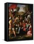 Calvary-Raphael-Framed Stretched Canvas