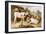 Calves and Poultry by a Byre-Walter Hunt-Framed Giclee Print