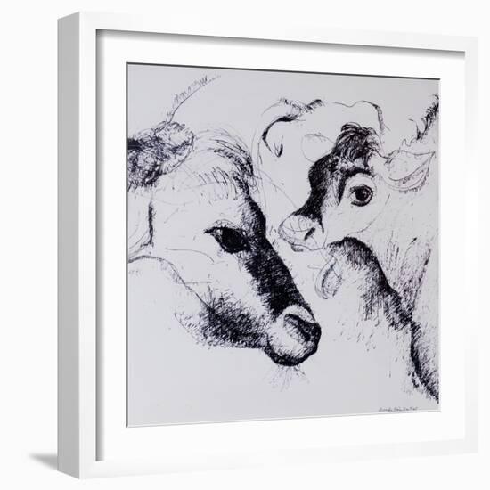 Calves, Gt Garnetts II-Brenda Brin Booker-Framed Giclee Print