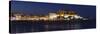 Calvi at Night, Balagne, Corsica, France, Mediterranean, Europe-Markus Lange-Stretched Canvas