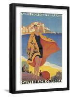 Calvi Beach, Corsica-null-Framed Photographic Print