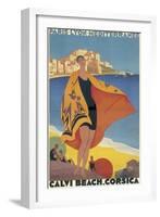 Calvi Beach, Corsica-null-Framed Photographic Print