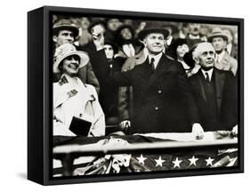 Calvin Coolidge (1872-1933)-null-Framed Stretched Canvas