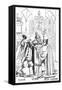 Calvin, Luther and the Pope Fighting Each Other, Published 1600-null-Framed Stretched Canvas