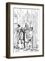 Calvin, Luther and the Pope Fighting Each Other, Published 1600-null-Framed Giclee Print