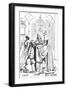 Calvin, Luther and the Pope Fighting Each Other, Published 1600-null-Framed Giclee Print