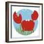 Calvin the Crab-Erica J. Vess-Framed Art Print