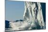 Calving Iceberg in Disko Bay in Greenland-null-Mounted Photographic Print