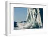 Calving Iceberg in Disko Bay in Greenland-null-Framed Photographic Print