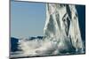 Calving Iceberg in Disko Bay in Greenland-null-Mounted Photographic Print