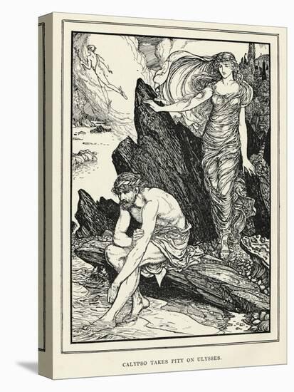 Calypso and Odysseus-Henry Justice Ford-Stretched Canvas