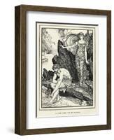 Calypso and Odysseus-Henry Justice Ford-Framed Art Print