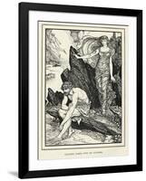 Calypso and Odysseus-Henry Justice Ford-Framed Art Print