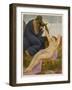 Calypso and Odysseus-Erich Von Kugelgen-Framed Art Print