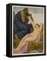 Calypso and Odysseus-Erich Von Kugelgen-Framed Stretched Canvas