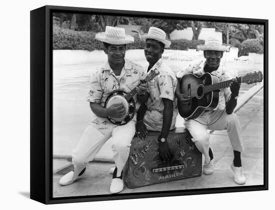 Calypso Band Members, C.1965-null-Framed Stretched Canvas