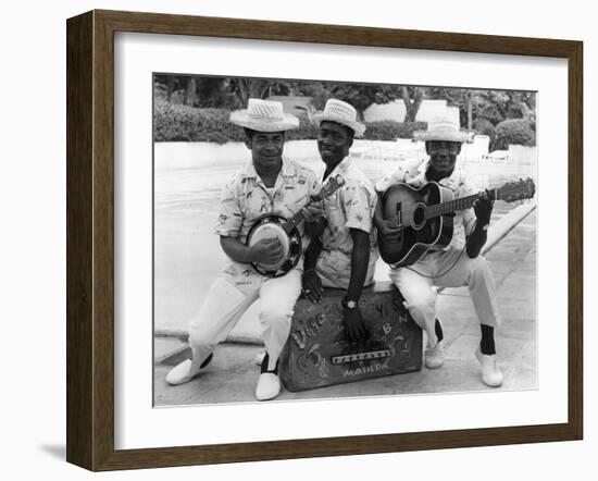 Calypso Band Members, C.1965-null-Framed Photographic Print