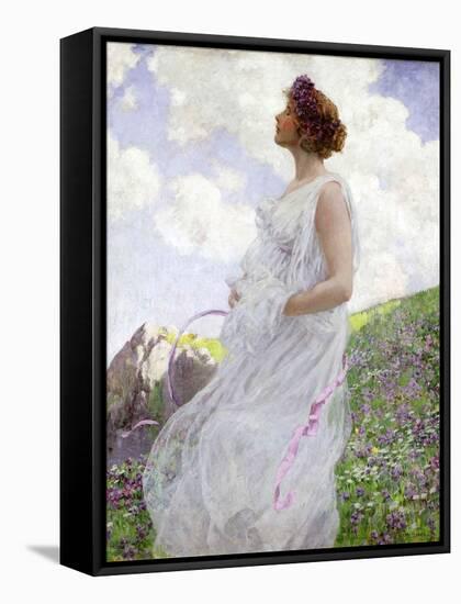 Calypso, C.1906-George Hitchcock-Framed Stretched Canvas