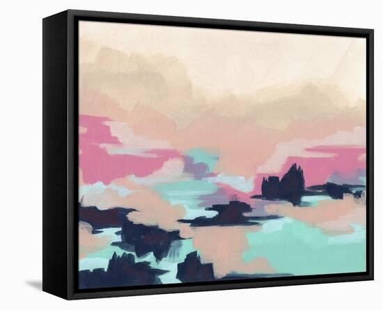 Calypso Coast I-June Vess-Framed Stretched Canvas