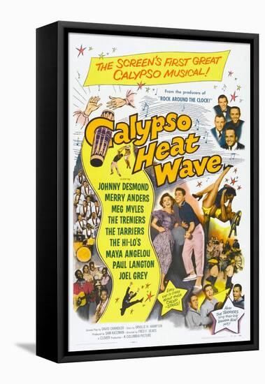 Calypso Heat Wave-null-Framed Stretched Canvas