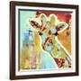 Calypso the Giraffe-Jennifer McCully-Framed Giclee Print