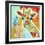 Calypso the Giraffe-Jennifer McCully-Framed Giclee Print