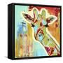 Calypso the Giraffe-Jennifer McCully-Framed Stretched Canvas